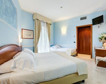 Discover the rooms of the 4 star Hotel Europe Stabia, Castellammare di Stabia